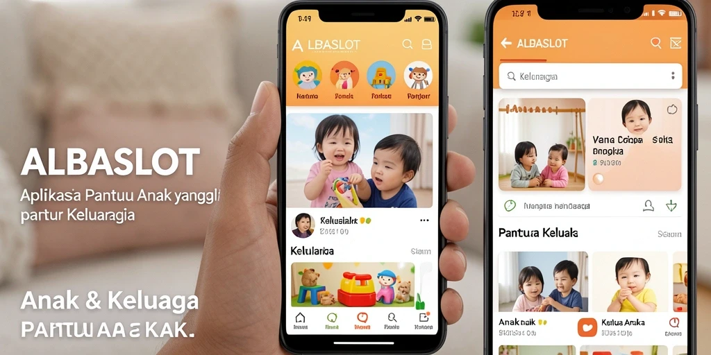 Tampilan antarmuka aplikasi ALBASLOT yang ramah pengguna untuk Pantau Anak.