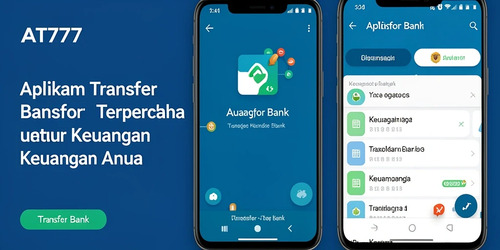Antarmuka AT777 yang sederhana dan efektif dalam Transfer Bank.