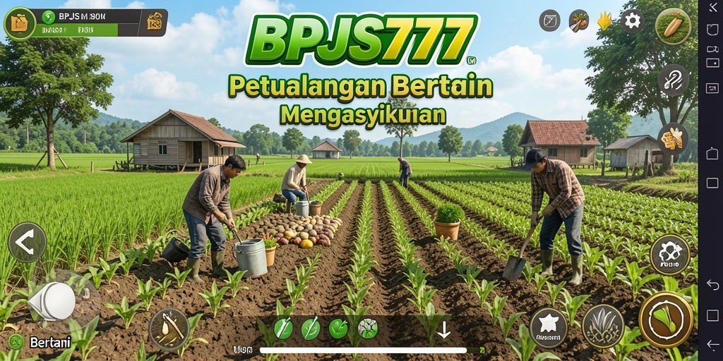 Tampilan menarik dari antarmuka BPJS777 yang memfasilitasi bertani.