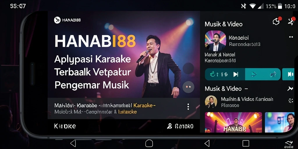 Antarmuka HANABI88 yang menarik untuk pengalaman Karaoke.