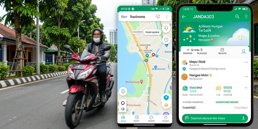 Tampilan antarmuka JANDA303 yang sederhana dan mudah digunakan untuk navigasi motor.