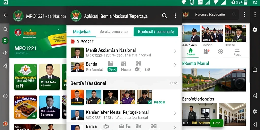 Tampilan antarmuka MPO1221 yang user-friendly untuk berita nasional.